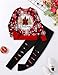 Tomolant Girls Christmas Outfit 13-14T Fashion Tie Dye Sweatshirt Pullover Tops and Leggings Sweatpants 2 Piece Fall Winter Clothes Outfits