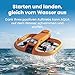 HOVERAir AQUA Flugkamera, IP67 wasserdichte Follow-Me-Drohne mit Kamera für Wassersport, 34mph, 10+ Flugmodi, 4K 100fps Zeitlupe, HDR-Video, manuelle Steuerung (Komplettpaket)
