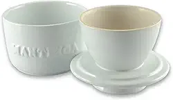 Ceraflame Manteigueira Francesa de Cerâmica 250g - Branco