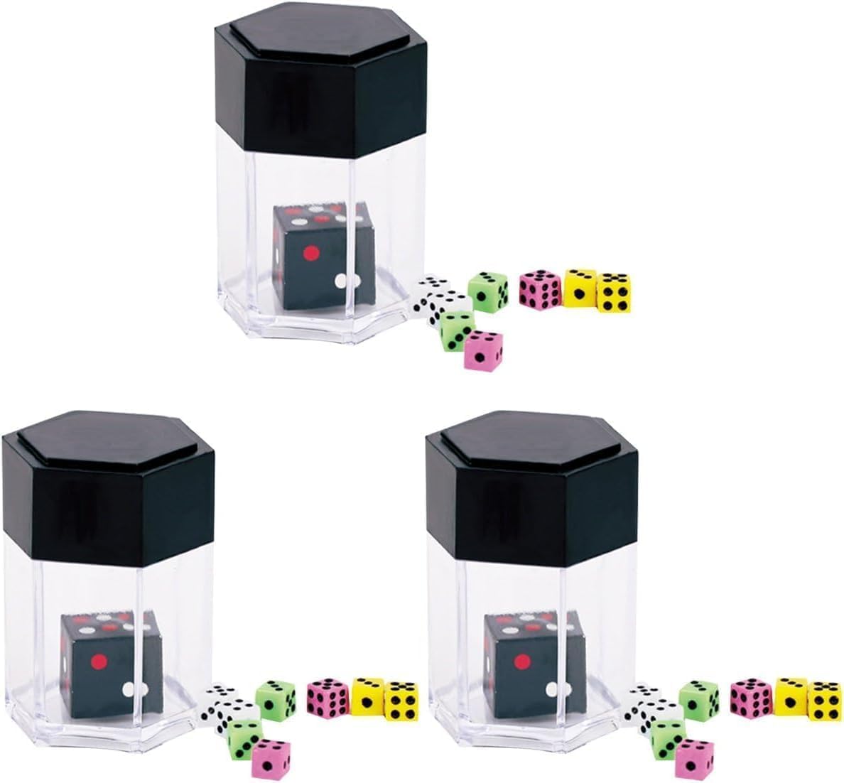 Ymhapp Dice Bomb Magic Tricks Explode Explosion Dice Magic Props for Magicians Close up Street Illusions Gimmicks Mentalism Novelty Funny (Black) - Image 4