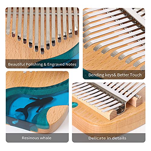 Piano à pouce Kalimba 17 touches, portable, cadeau pour enfants et adultes, instrument de musique, piano à pouce… - Les Beatles, Paul McCartney, John Lennon, RIngo Starr, George Harrison Piano à pouce Kalimba 17 touches, portable, cadeau pour enfants et adultes, instrument de musique, piano à pouce… – Image 8