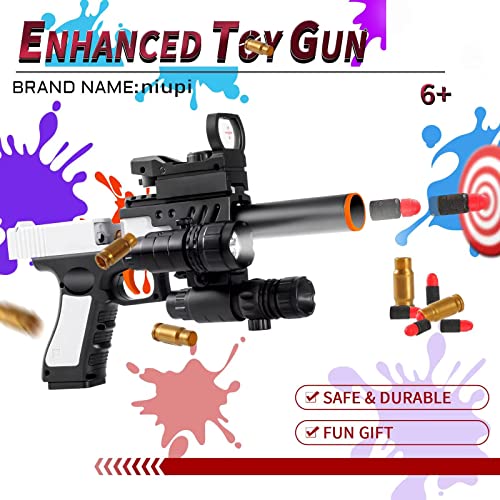 image for niupi Toy Gun, Soft Bullet Toy Gun, Jump Ejecting Mag,Shooting with Fo