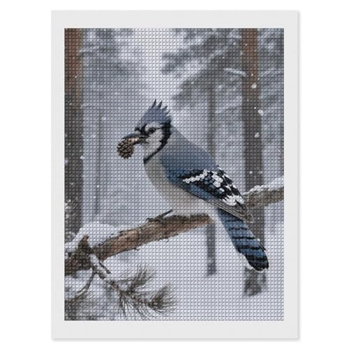 Artisanat peinture gemme oiseaux à offrir en cadeau créatif aux amateurs de bricolage