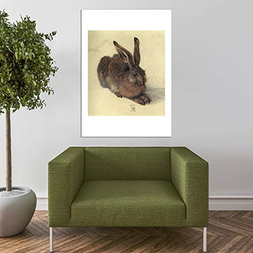 Albrecht Durer Young Lièvre Affiche encadrée Extra Large Spiffing Prints