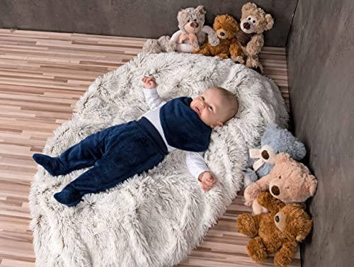 Playshoes Kuschelfleece-Hose Pantaloni, Blu