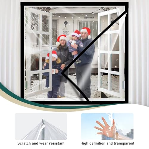 Kit aislante para ventana película transparente 80x90cm miniatura 6