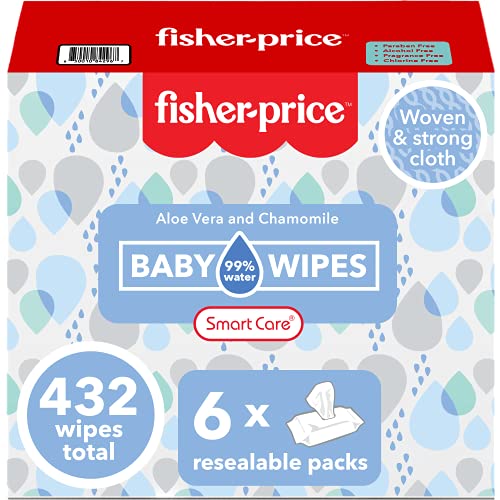 Smart Care FisherPrice Wipes, 99 Water, 432 Count Sweetsandnibbles