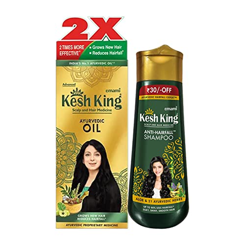 Kesh King shampooing et huile combo pour le soin des cheveux
