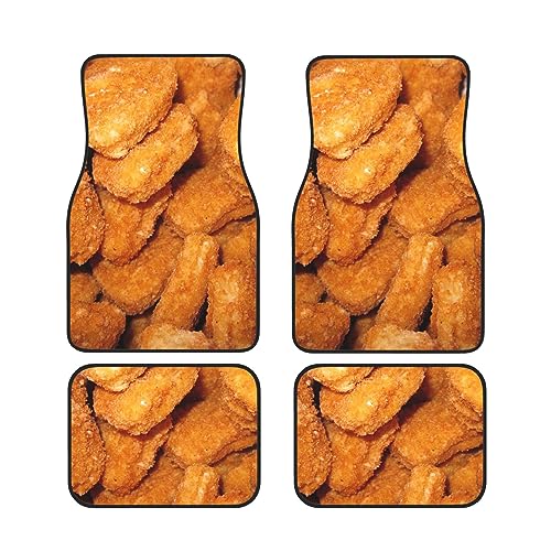 Tapis de sol voiture universels lot de 4 pièces quatre saisons avec envers caoutchouc