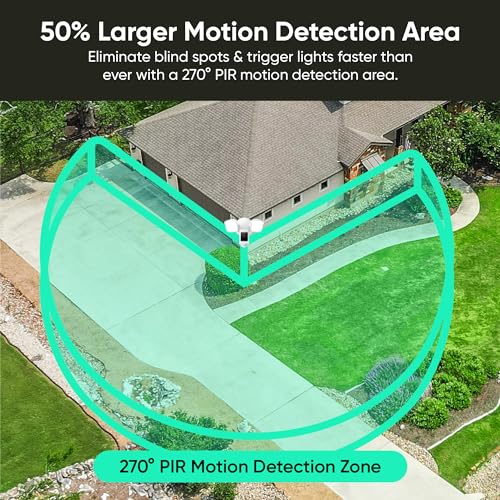 WYZE Floodlight Camera v2, 2K HD Outdoor Security Camera with 2800 Lumens - image 9