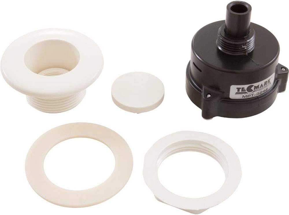Tecmark Corporation Air Button, TDI 3242, Flush, 1-5/8hs, 2-9/16fd, White