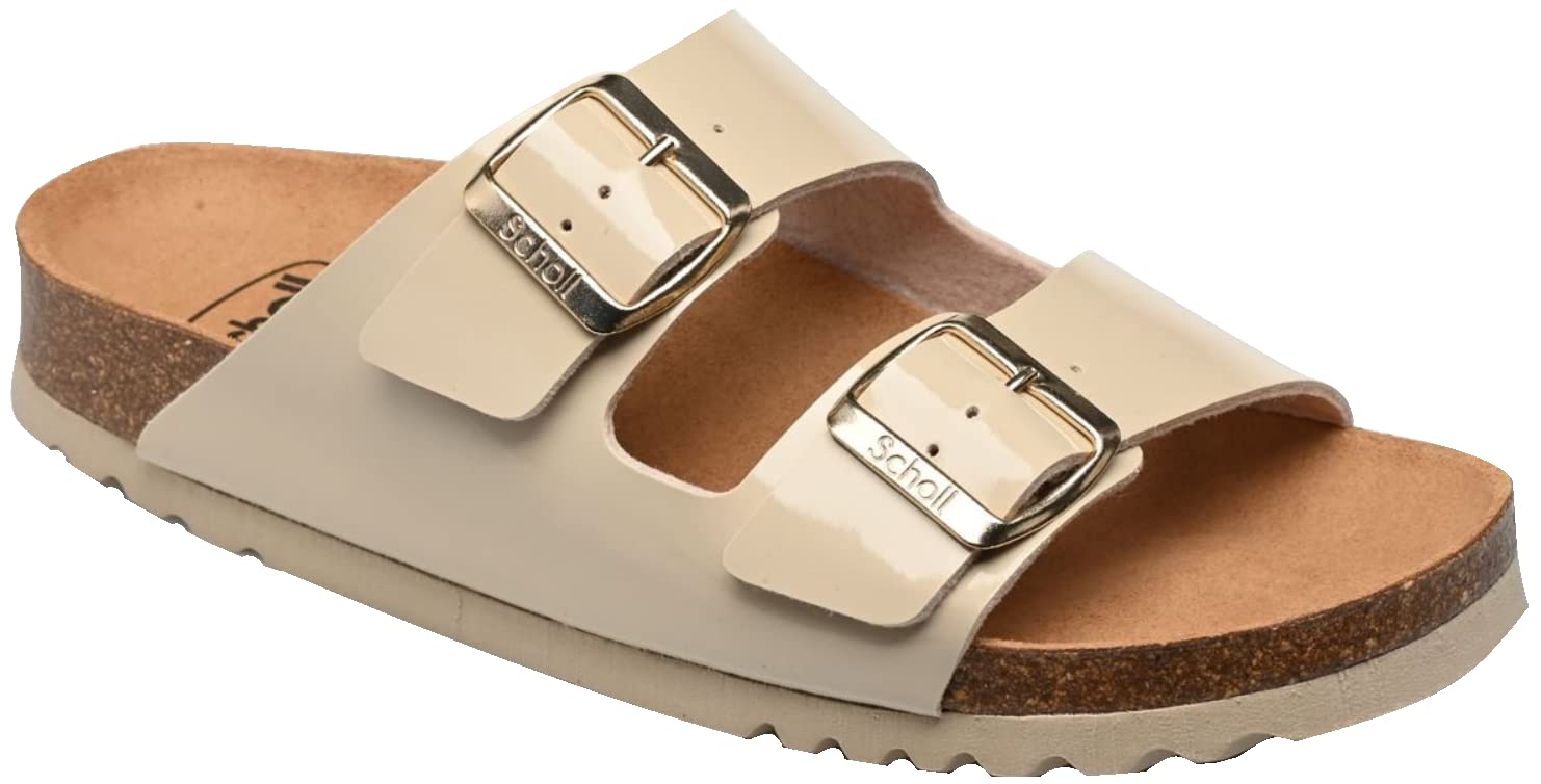 Scholl Women's Josephine Sandal, Beige, 4 UK