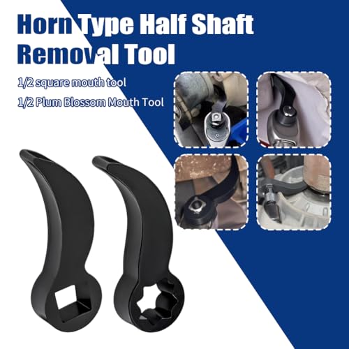 Image of New Lower Control Arm Prying Tool Control Arm Bushing Tool Susp-ension Specialty Bushing Tools Lower Ball Joint Pry Work with a 1 /2 inch Drive Extension Breaker Bar (Color:Black)