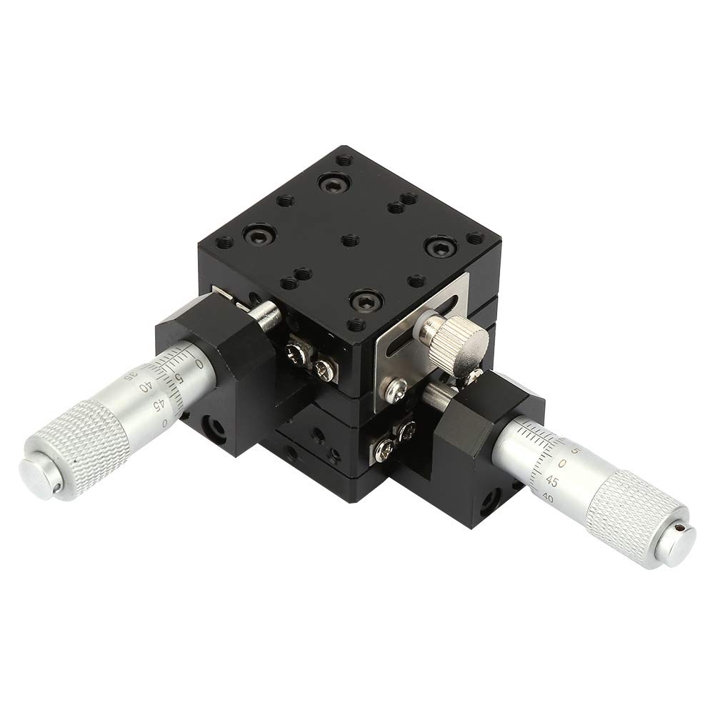 Linearer Präzisions-XY-Tisch, manueller Schiebetisch, 40 * 40 * 40 mm für die Präzisionsinspektion von Positionierungs- und Bewegungslabors für mechanische Geräte