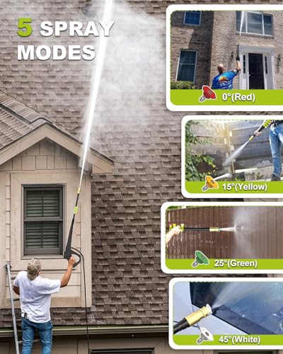 Image of 4 Quick Connect Nozzles, FoaFences, Driveways, Homes, Patios, Green
