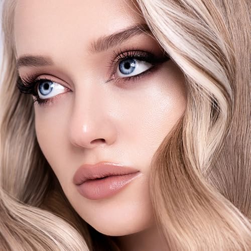 Image of 10 Pairs Half Eye Lashes for Women, 11mm Natural False Eyelashes with Thin Band, Fluffy Volume Fake Lashes, Lightweight and Reusable Wispy Eyelash