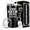SpenMeta Doctor Gifts for Men Women – Physician Assistant Medical Phd Student Graduation Gifts – A Wise Doctor Once Wrote Cup – 590 ml Doctor Tumbler