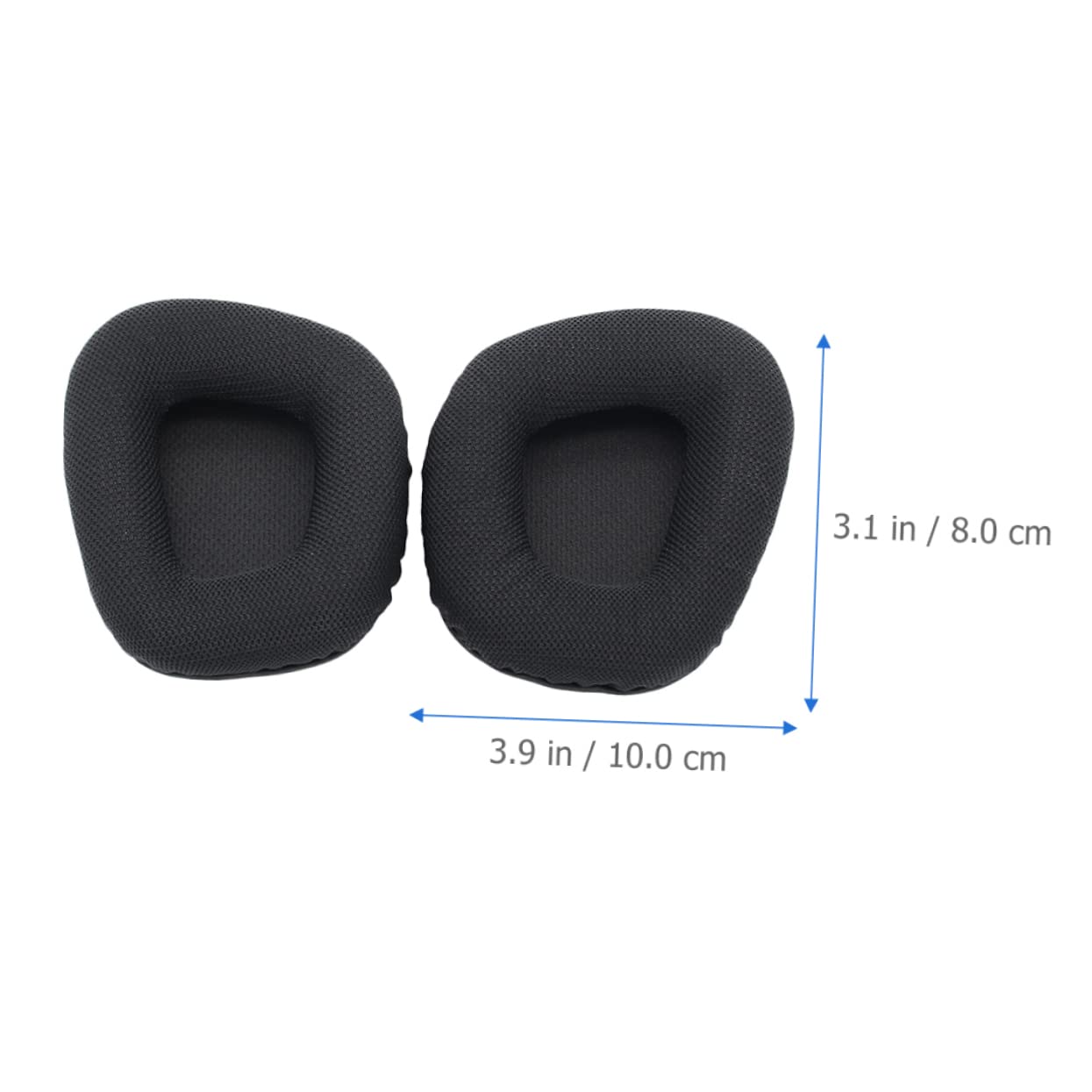 NUOBESTY 5 Paia Cuscinetti Auricolari Ricambio per Cuffie Pro Earmuff Comfort Ottimale e Resistente Compatibili con Cuffie Gaming