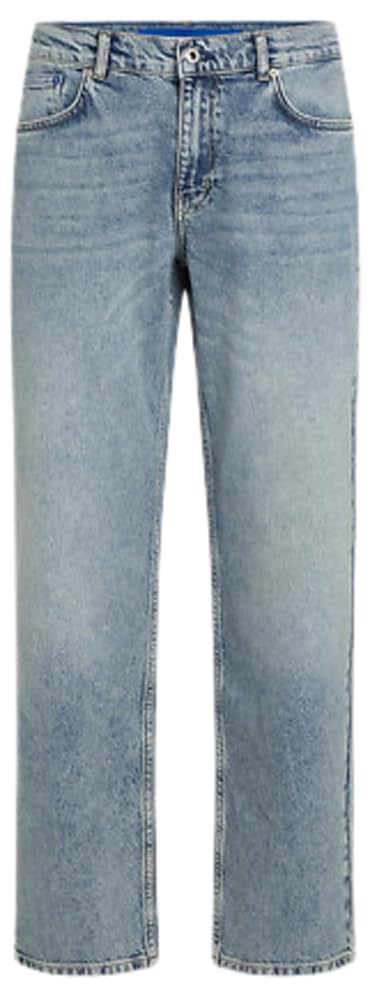 Jeansy Karl Lagerfeld, Męskie, Proste Denim, Prosta Nogawka