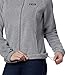 Columbia Women's Plus Size Benton Springs Fleece Jacket, Light Grey Heather - Legacy, 1X