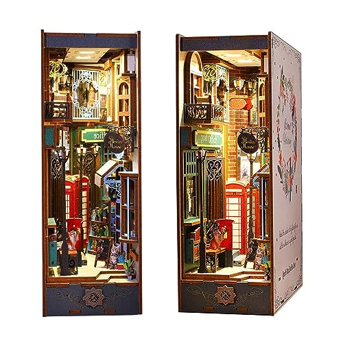 DIY Book Nook Kit, Modello Fermalibri con Luce