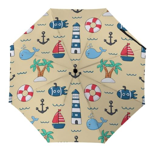 Parapluie automatique compact pliant pour rester au sec en voyage