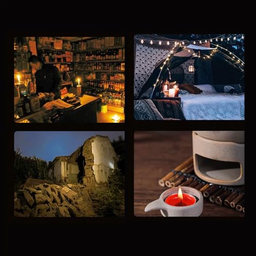 10 Stück Notfall-Kerzen, Überlebenskerzen, lange brennende Notfälle, für Wandern, Camping, Katastrophe, Outdoor, Heimzelt, tropfenlos, kompakt und tragbar – Bild 6