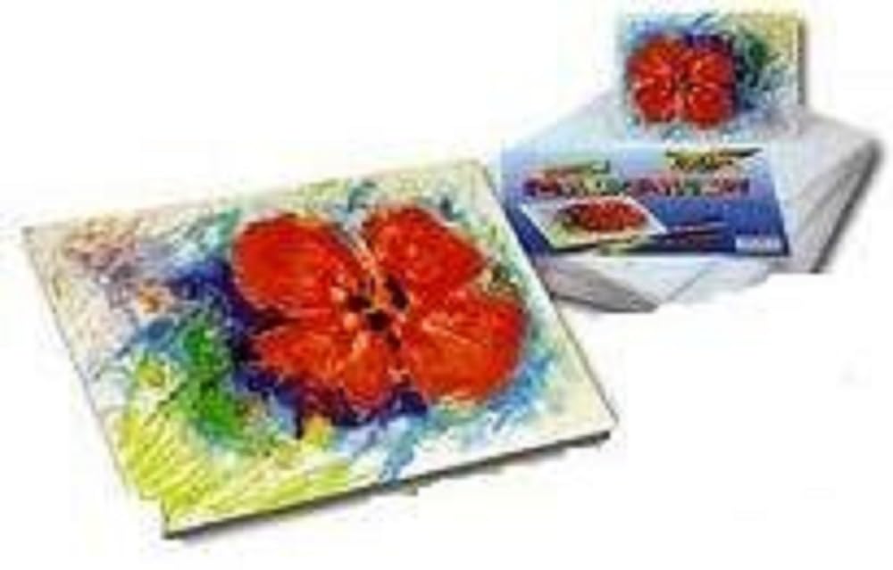 folia 2360 - Encaustic - Colouring Cards, DIN A6, Pack of 100, Highly Compacted, Very Smooth Special Paper for Wax Painting Technology