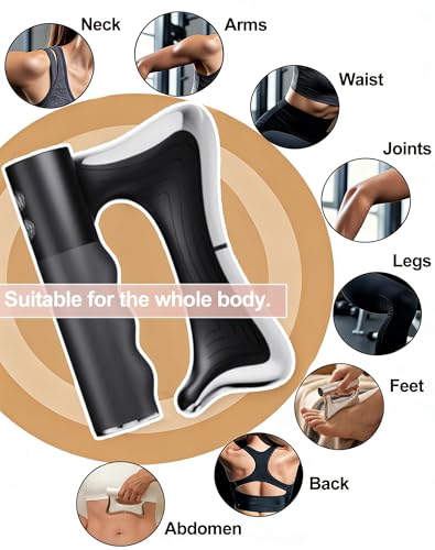 Image of Glwria Fascia Massager,4 in 1 Fascia Tool Full-Body Sculpting Blade,Sculptor Full Body Contour Device,Electric Fascia Knife Vibration Body Massager For Foot,Face,Neck,Back,Arms,Legs,Waist Relief Pain