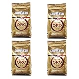 Lavazza Kaffee Qualita Oro, ganze Bohnen, Bohnenkaffee, 4er Pack, 4 x 1000g