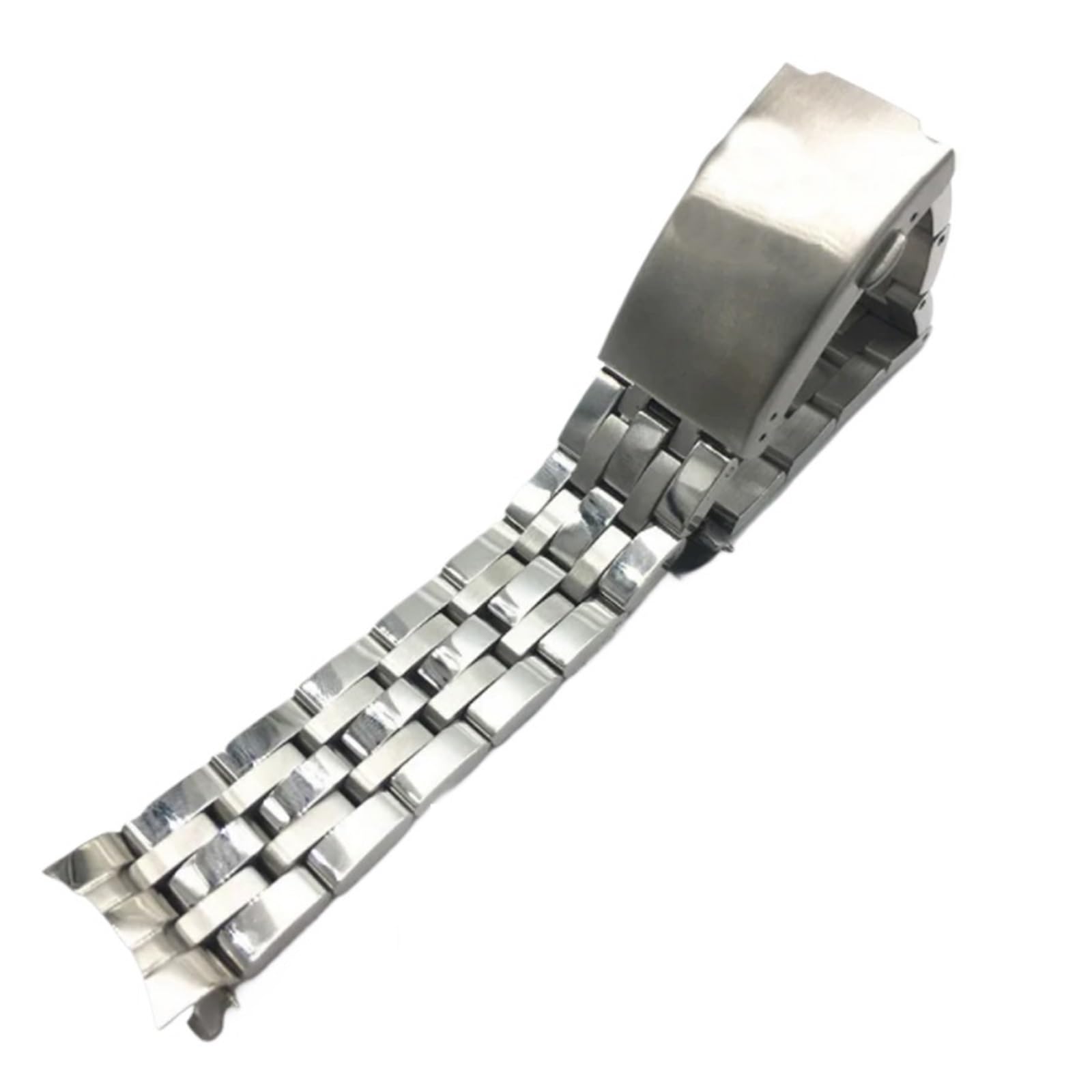 Générique Bracelet de montre Compatible avec TISSOT 1853 PRC200 T17 T461 T055 T014 for hommes, fermoir pliable, accessoires, chaîne en acier inoxydable