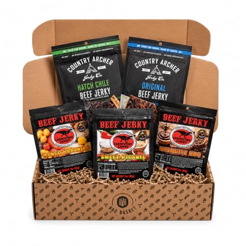 BroBox Beef Jerky Variety Gift Basket