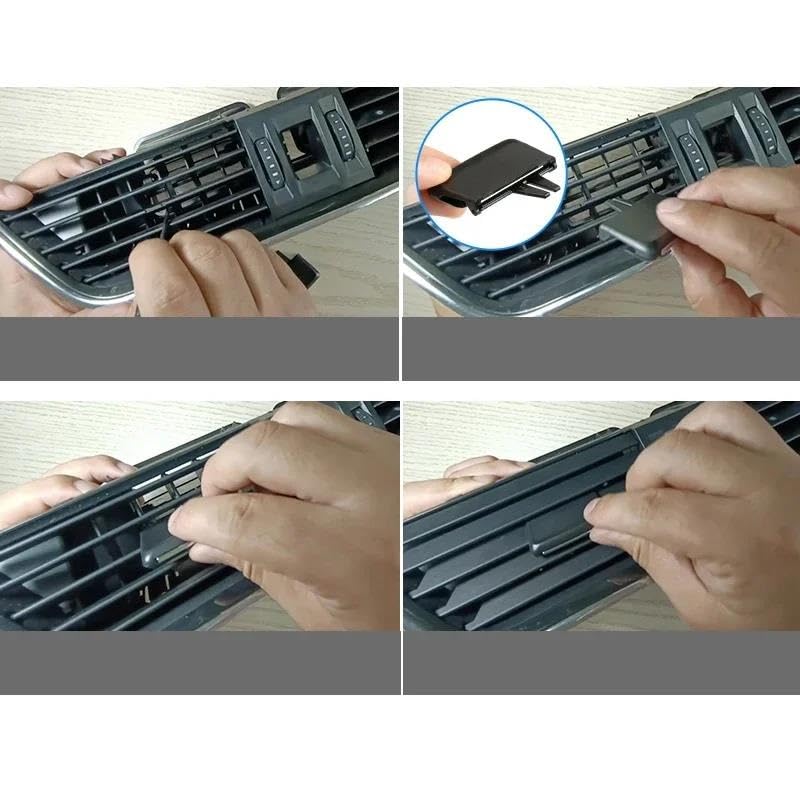 Rejilla frontal de CA para Skoda Octavia MK3 A7 2015-2020, perilla de ajuste de salpicadero 4