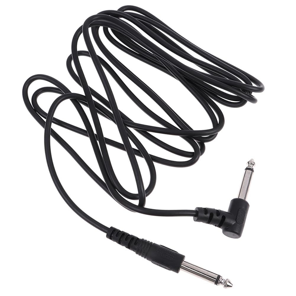 jiyaohui Guitar AMP Cable 3Meter Electric Patch Cord Guitar Amplifier Amp Guitar Cable Electric Guitar Instrument, Easy to Use Fine Workmanship