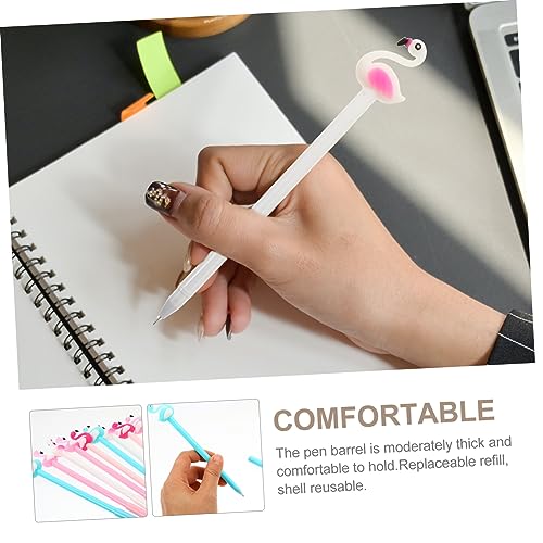 NUOBESTY 10 bolígrafos gel cisne colores surtidos miniatura 3