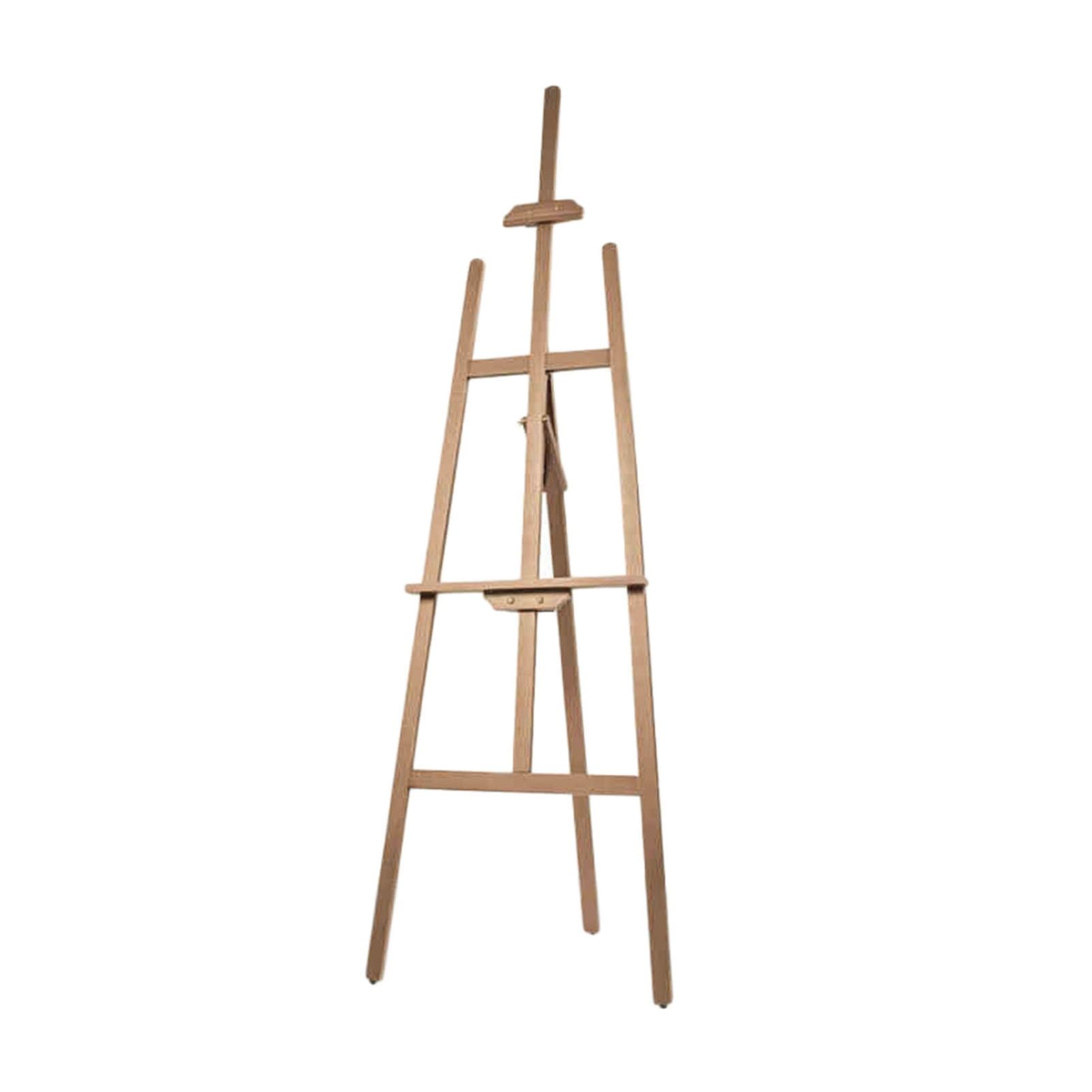 CWCQGH Adjustable Wooden Easel Display Stand Freestanding Poster Stand for Drawing & Sketching 175cm Art Easel for Artists White Color Portable & Lightweight (Color1 175cm)
