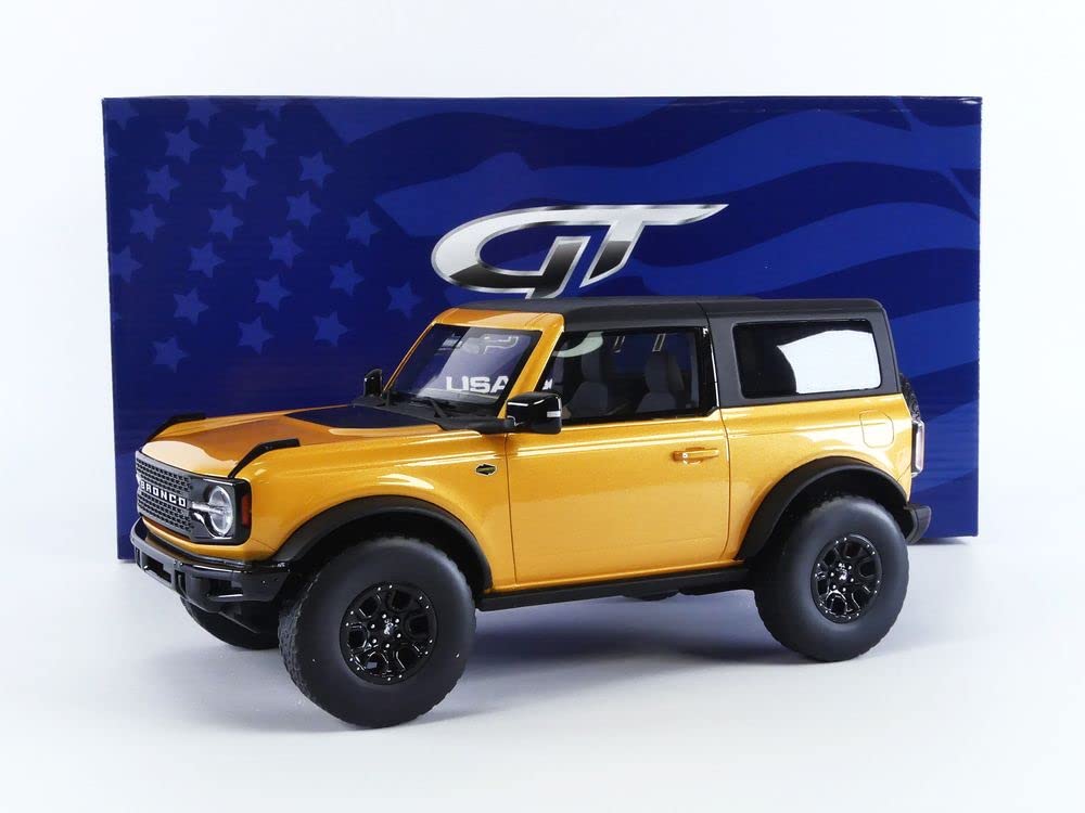 Amazon.com: 2021 Ford Bronco Wildtrak in 1:18 Scale by GT Spirit