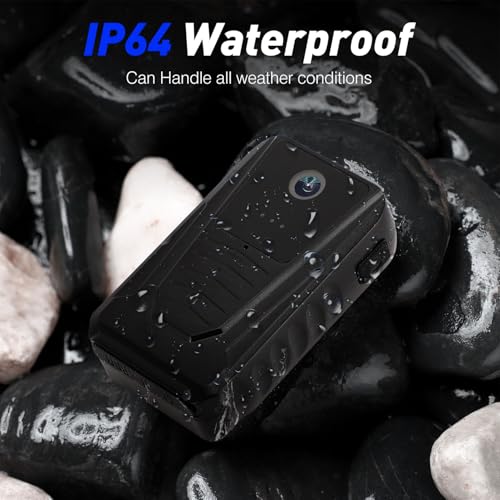 Caméscope 1080p objectif 140° extensible à 128 Go pour extérieur - 4