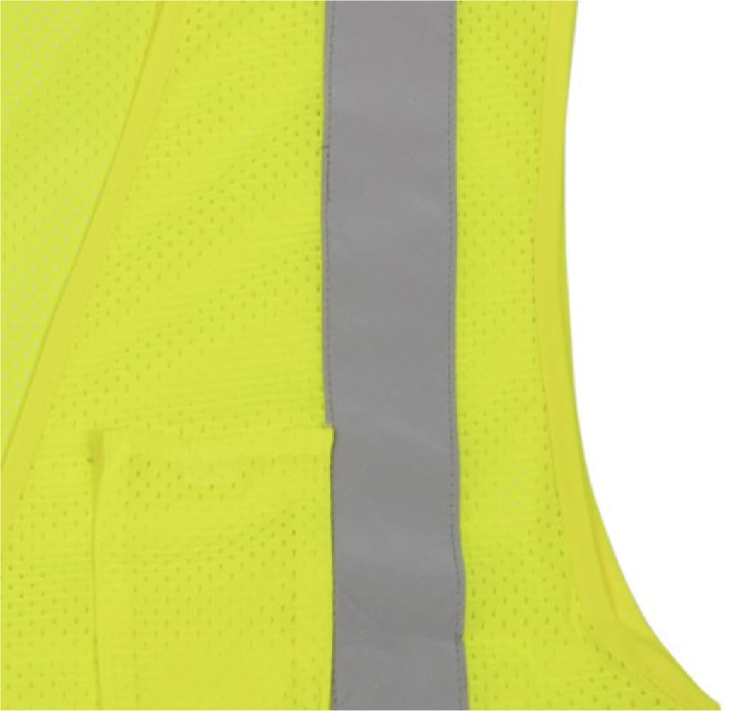 Gilet Riflettente Gilet Da Uomo Pioneer Gilet Da Traffico Con Chiusura A Cerniera In Rete Riflettente Ad Alta Visibilità Gilet di Sicurezza