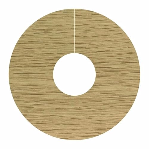 Project DIY® Self-Adhesive Laminate Pipe Covers, Seamless Radiator Pipe Finish | Easy Peel & Stick, Durable & Stylish, Perfect for Laminate Flooring, 4-Pack - 15mm (Natural Oak)