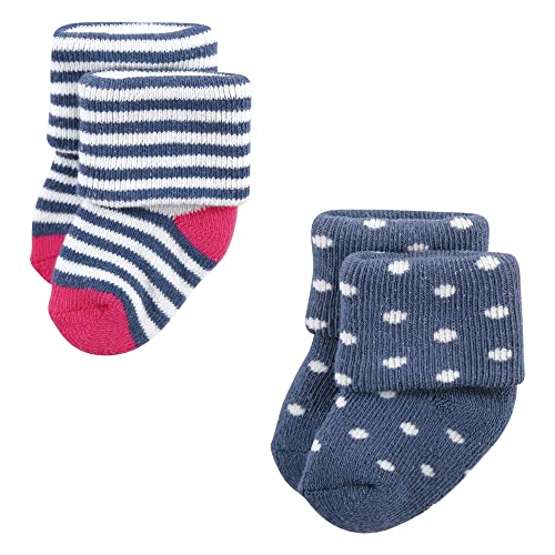 Image of Hudson Baby Baby 8-pack Cotton Rich Newborn and Terry Socks
