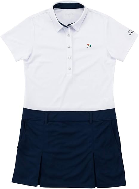 Amazon Co Jp アーノルドパーマー ゴルフウェア ワンピース レディース 半袖シャツワンピース Ap2312k01 ｗｈ ｍ 服 ファッション小物