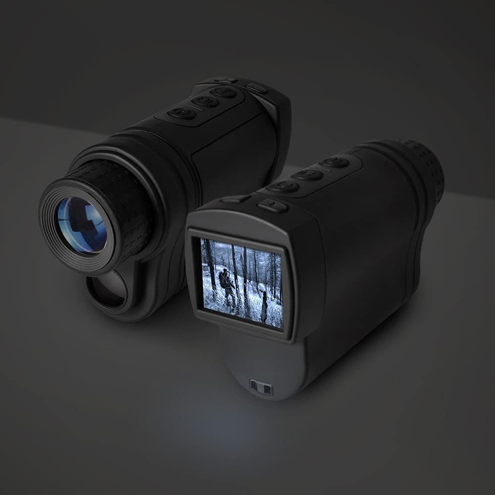 Mikamax – mm Picco Night Vision Monocular – Monocular para Senderismo, Observación De Aves, Caza, Camping, Naturaleza – Regalo