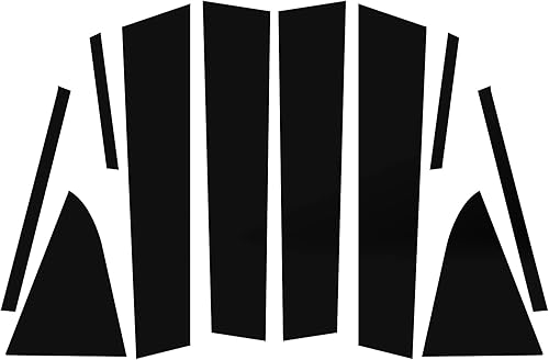 ENTOVOL Cubierta protectora para poste de pilar de ventana de puerta 10 piezas para Chevrolet Cruze 2009-2015