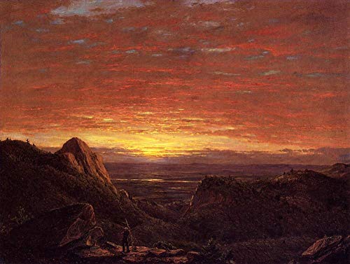 Peinture montagnes Catskill vallée de Hudson cadeau prestigieux pour crémaillère et mariage