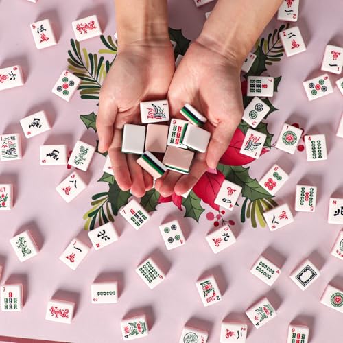 4 layer american mahjong tiles set with 166 quality acrylic tiles 1234 tiles only mahjongg game set