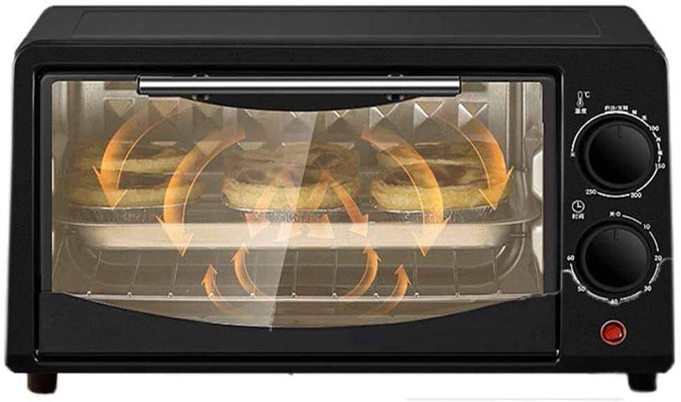 SXYKXYDL Mini Horno de convección de 10 l, Horno Tostador de encimera, freidora de Aire multifunción, Horno eléctrico Digital, asador, Cocina útil