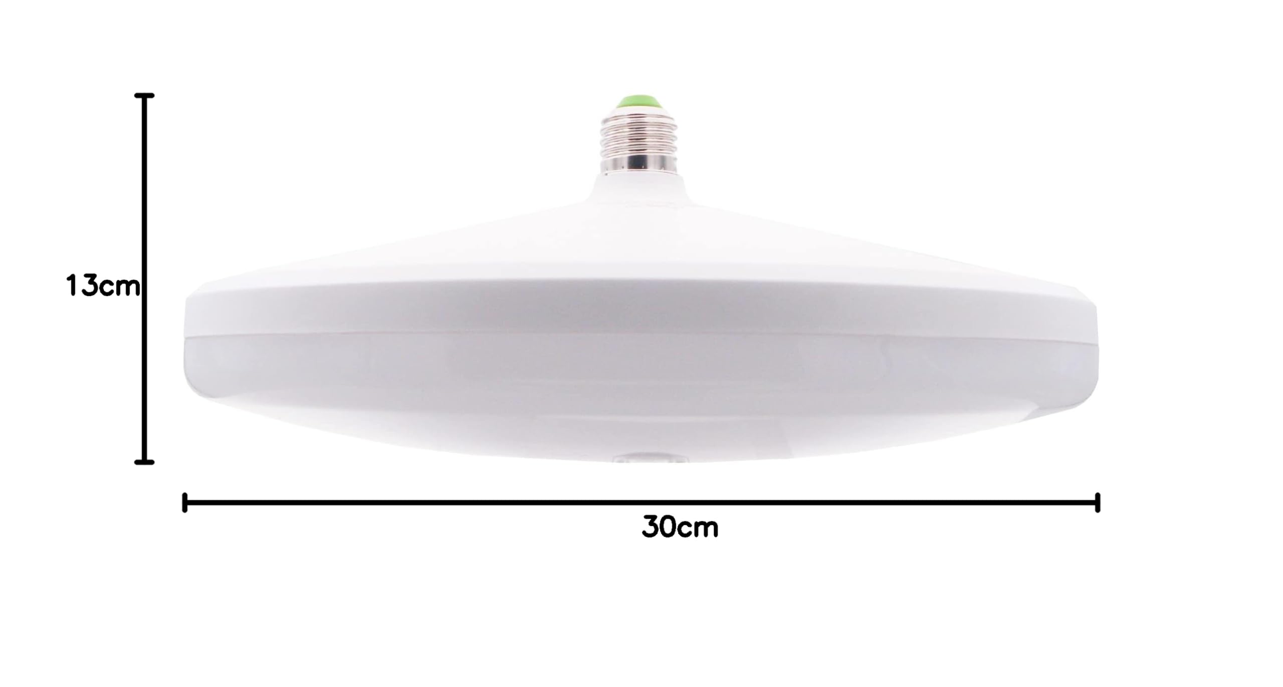 Laes UFO Lampadina LED E27, 28 W, bianco, 300 mm Ø