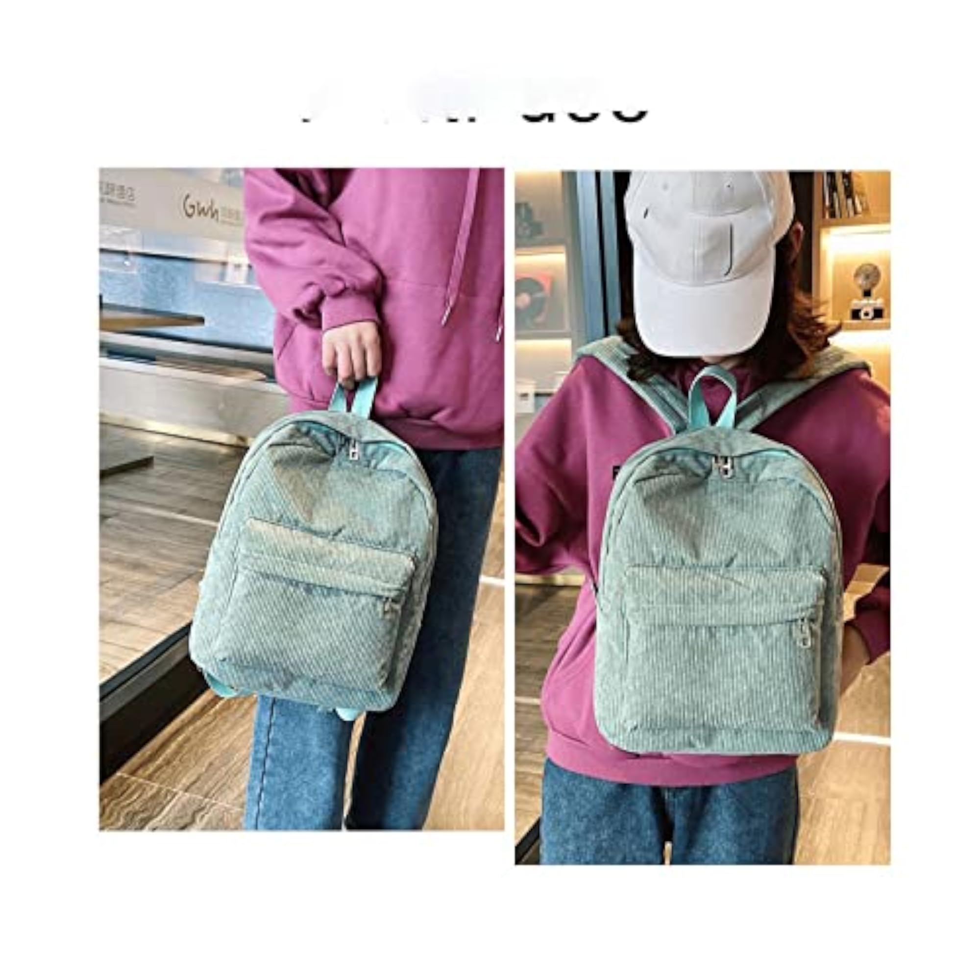 School Backpack, Soft Cloth Design