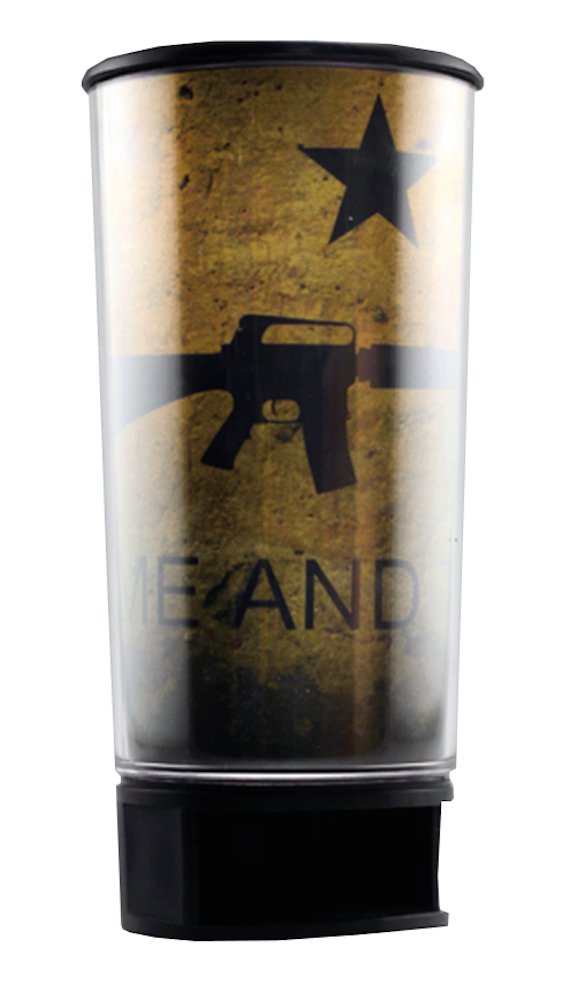 Come and Take it #2 by Spit Bud - The Ultimate Spittoon for Chew - Portable Dip & Snuff Cup with Lid, Pop Tab, Spill-Proof Funnel, Can Cutter & Holder - Fit in Cup Holders - Holds 8oz - Made in USA